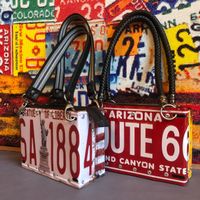 Licenseplate bag Route 66 : Statue of Liberty